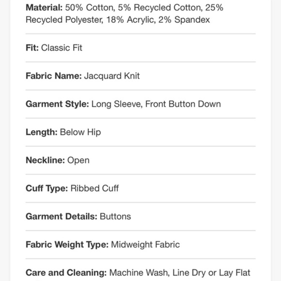 KBB Camouflage Cardigan with Orange Trim 2XL - Picture 4 of 4